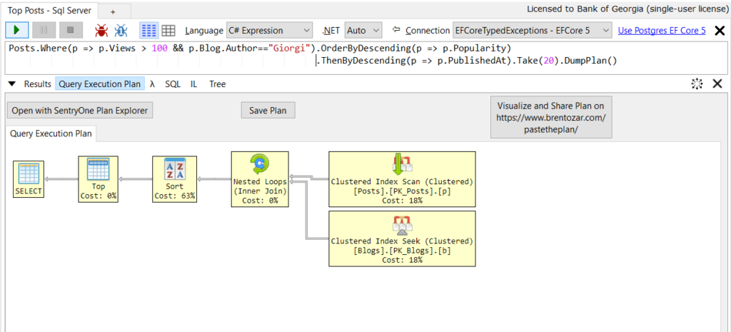 LINQPad.QueryPlanVisualizer 